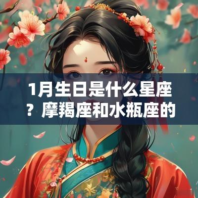 1月生日是什么星座？摩羯座和水瓶座的性格特点和区别