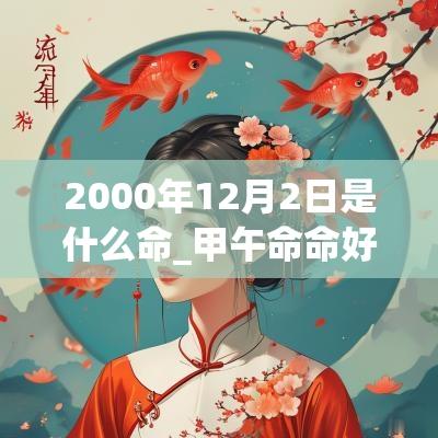 2000年12月2日是什么命_甲午命命好不好