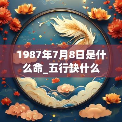 1987年7月8日是什么命_五行缺什么