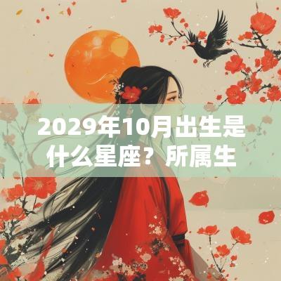 2029年10月出生是什么星座？所属生肖查询
