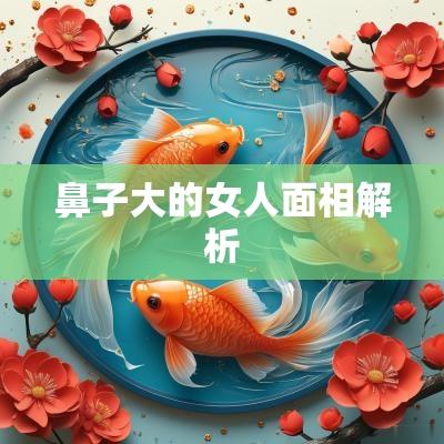 鼻子大的女人面相解析
