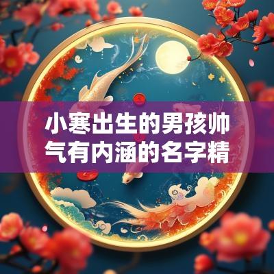 小寒出生的男孩帅气有内涵的名字精选 小寒出生的男孩帅气有内涵的名字精选