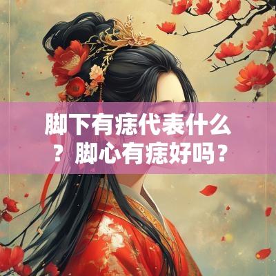 脚下有痣代表什么？脚心有痣好吗？