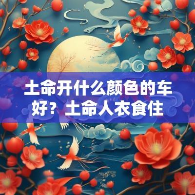 土命开什么颜色的车好？土命人衣食住行注意什么？