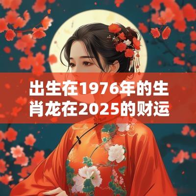 出生在1976年的生肖龙在2025的财运好吗？生肖龙的本命佛是谁？