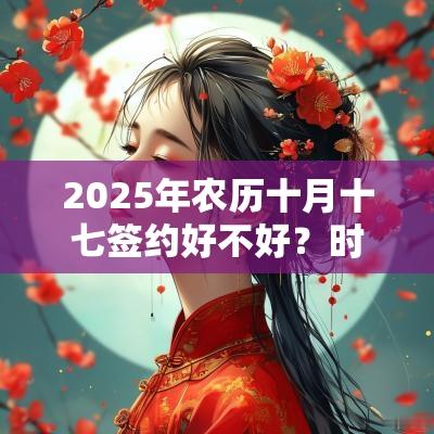 2025年农历十月十七签约好不好？时辰吉凶如何？