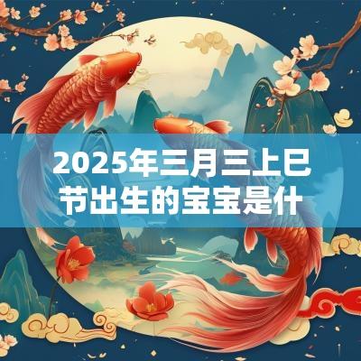 2025年三月三上巳节出生的宝宝是什么星座的？