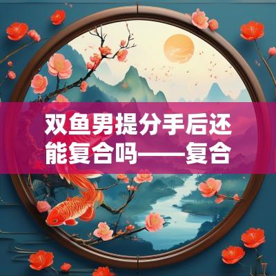 双鱼男提分手后还能复合吗——复合需要面对的挑战与可能性 双鱼男提分手后还能复合吗——复合需要面对的挑战与可能性