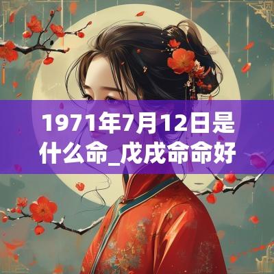 1971年7月12日是什么命_戊戌命命好不好