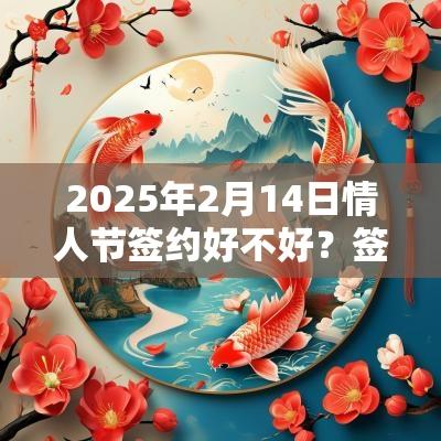 2025年2月14日情人节签约好不好？签约时间几点合适？