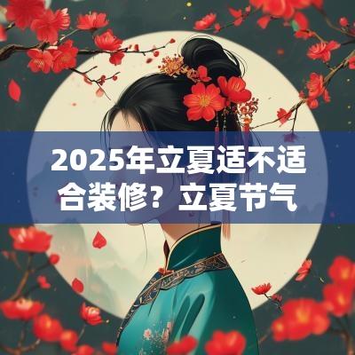 2025年立夏适不适合装修？立夏节气的含义