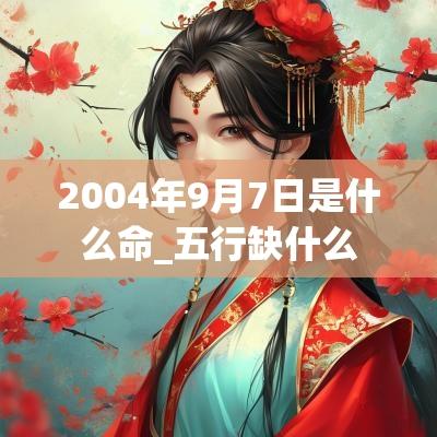 2004年9月7日是什么命_五行缺什么
