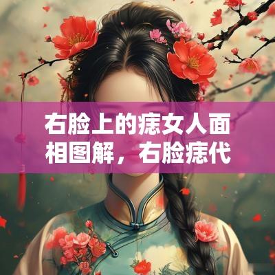 右脸上的痣女人面相图解，右脸痣代表什么意思？