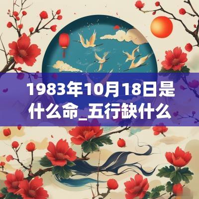 1983年10月18日是什么命_五行缺什么