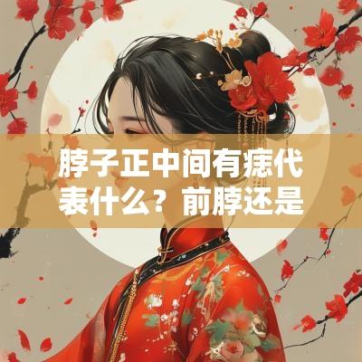 脖子正中间有痣代表什么？前脖还是后脖有痣好？