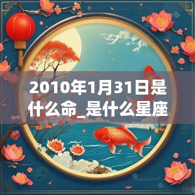 2010年1月31日是什么命_是什么星座