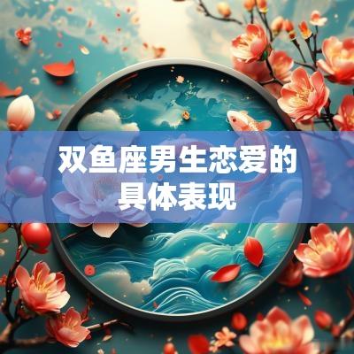 双鱼座男生恋爱的具体表现