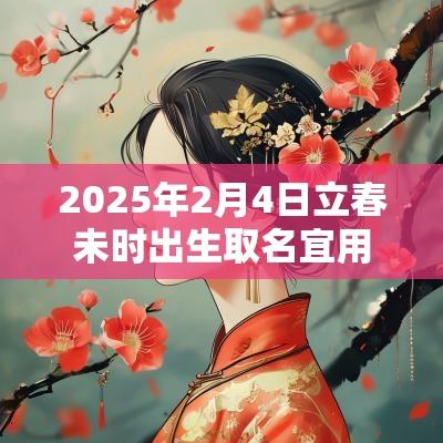2025年2月4日立春未时出生取名宜用字与忌用字