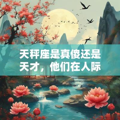 天秤座是真傻还是天才，他们在人际交往中的两面性