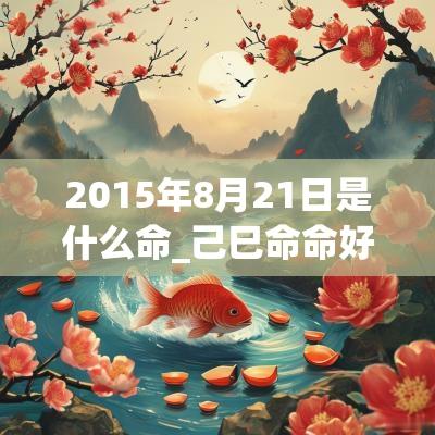 2015年8月21日是什么命_己巳命命好不好