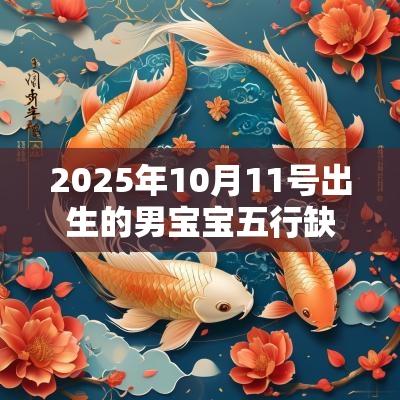 2025年10月11号出生的男宝宝五行缺金取名要怎么样好