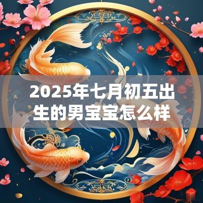 2025年七月初五出生的男宝宝怎么样？命好吗？