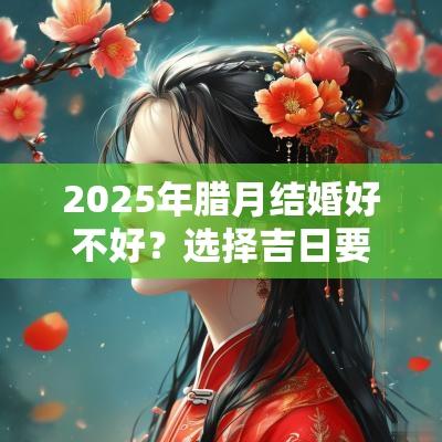 2025年腊月结婚好不好？选择吉日要求有哪些？
