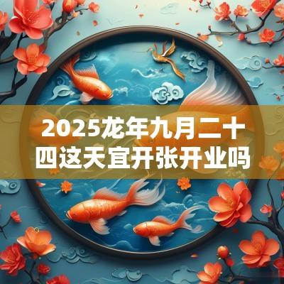 2025蛇年九月二十四这天宜开张开业吗？日子吉利吗