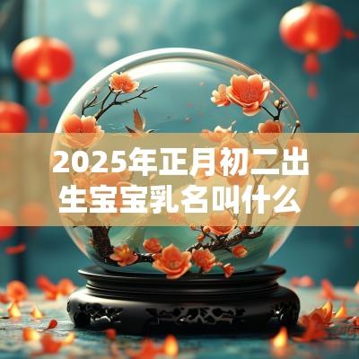 2025年正月初二出生宝宝乳名叫什么好听? 2025年正月初二出生宝宝乳名叫什么好听?
