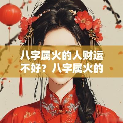 八字属火的人财运不好？八字属火的人性格如何？