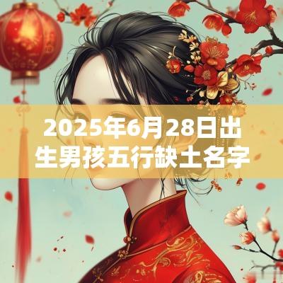2025年6月28日出生男孩五行缺土名字寓意男孩起名