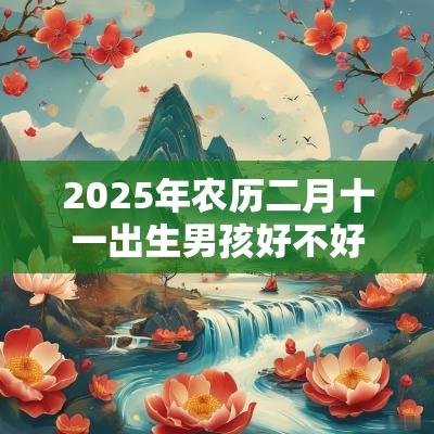 2025年农历二月十一出生男孩好不好？是什么命？