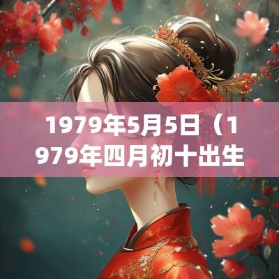 1979年5月5日（1979年四月初十出生）是什么命_命运如何