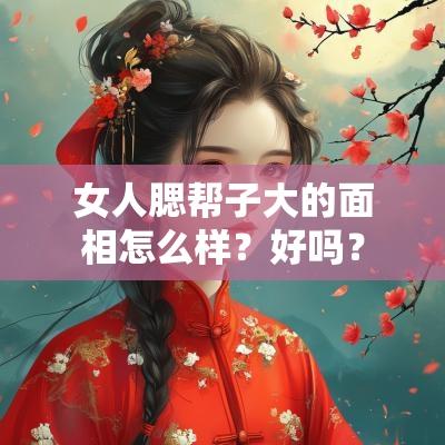 女人腮帮子大的面相怎么样？好吗？