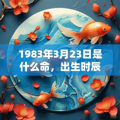 1983年3月23日是什么命，出生时辰看一生命运