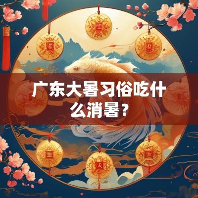 广东大暑习俗吃什么消暑？