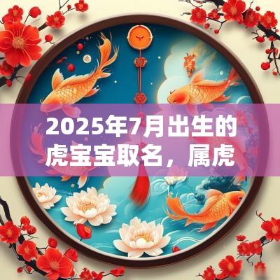 2025年7月出生的虎宝宝取名，属虎取什么名字好