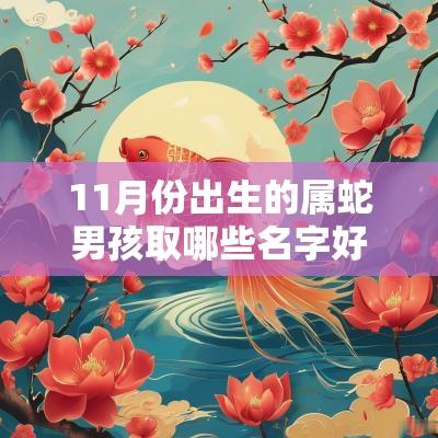 11月份出生的属蛇男孩取哪些名字好