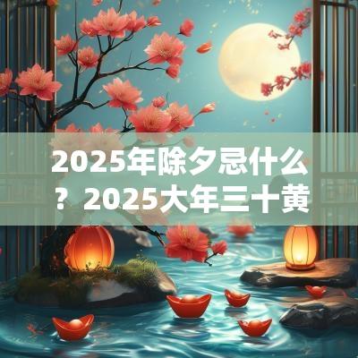 2025年除夕忌什么？2025大年三十黄历宜忌查询