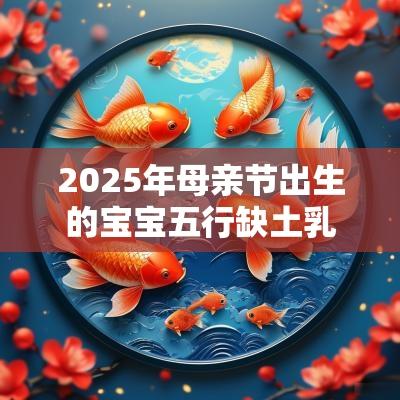 2025年母亲节出生的宝宝五行缺土乳名精选，有什么朗朗上口的乳名？