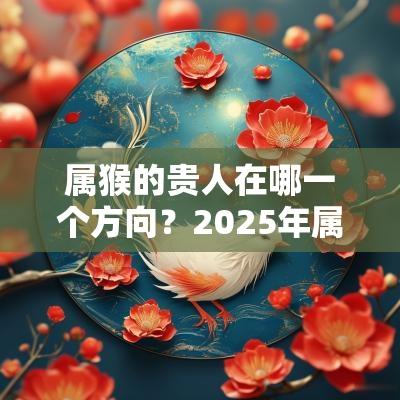 属猴的贵人在哪一个方向？2025年属猴的人开运方位在哪？