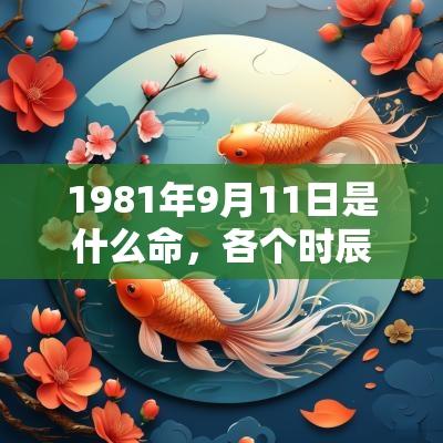1981年9月11日是什么命，各个时辰出生的人的命运