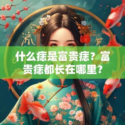 什么痣是富贵痣？富贵痣都长在哪里？