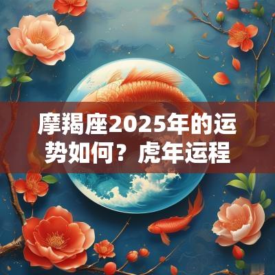 摩羯座2025年的运势如何?蛇年运程详解 摩羯座2025年的运势如何?蛇年运程详解