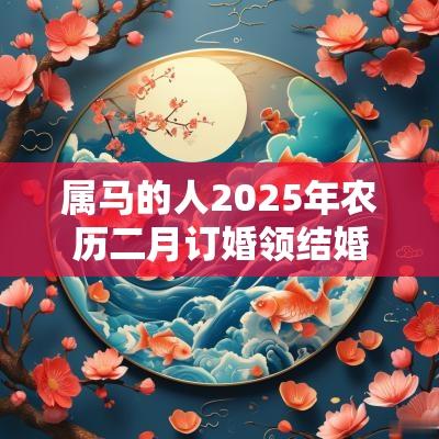 属马的人2025年农历二月订婚领结婚证的吉日推荐! 属马的人2025年农历二月订婚领结婚证的吉日推荐!