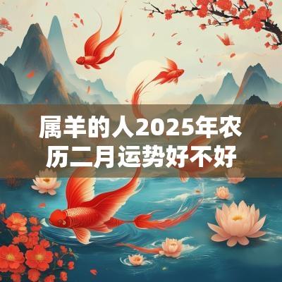 属羊的人2025年农历二月运势好不好？有何开运吉祥物？