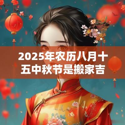 2025年农历八月十五中秋节是搬家吉日吗？适宜乔迁吗？