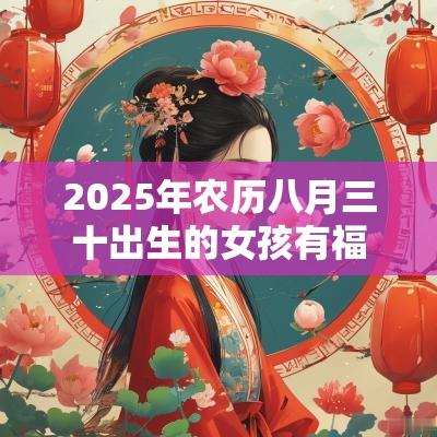 2025年农历八月三十出生的女孩有福运吗，好命吗？