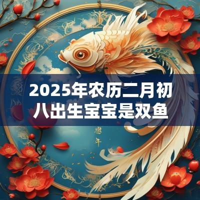 2025年农历二月初八出生宝宝是双鱼座范围吗? 2025年农历二月初八出生宝宝是双鱼座范围吗?
