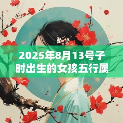 2025年8月13号子时出生的女孩五行属什么，有哪些参考的名字